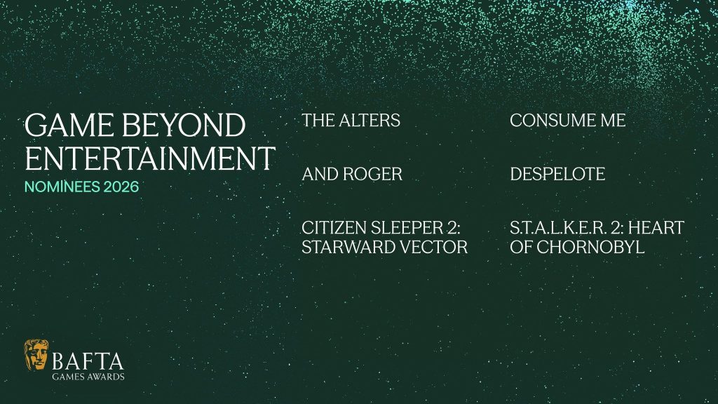 S.T.A.L.K.E.R. 2: Heart of Chornobyl номінували на премію BAFTA Games Awards 2026