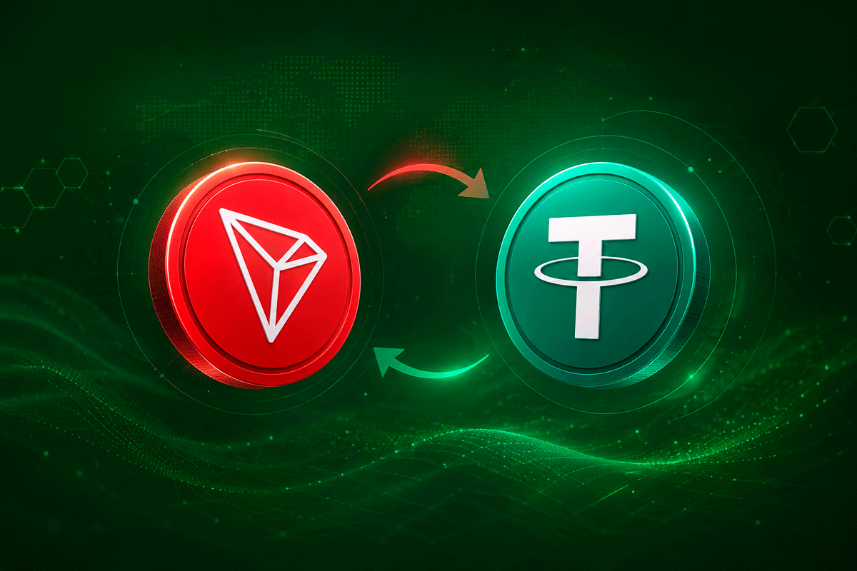 Обмін Tether (USDT) з Tron (TRX)